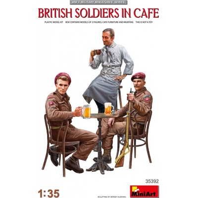 MiniArt Britské Soldiers in Cafe 1:35