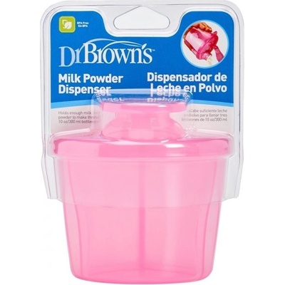 Dr. Browns krabička na sušené mlieko ružová