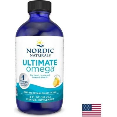Nordic Naturals Ultimate Omega Ултимат омега-3 2840 mg EPA 1460 - DHA 1010 mg, течна форма, 119 ml, Nordic Naturals (01793 NN)