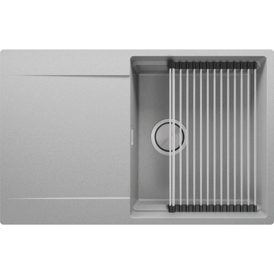 Твоят Стил Сива кухненска Мивка от гранит Сан Франциско Level 780 x 500 mm