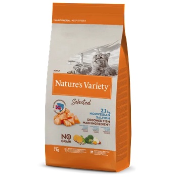 Image 1 of Nature's Variety Nature`s variety selected cat - norwegian salmon - Пълноценна, Натурална храна, БЕЗ ЗЪРНО за пораснали котки над 1 година, с норвежка сьомга - САЩ - 7 кг 927154