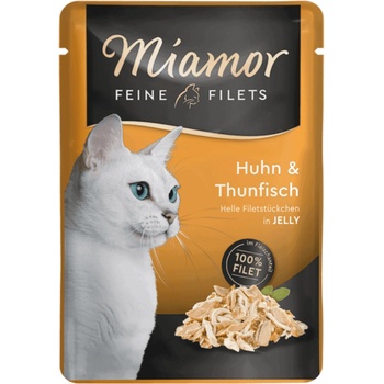 Miamor Feine Filets kura & tuniak v želé 100 g