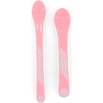 Комплект лъжички Twistshake 2 броя 6+ м Pastel Pink (7350083121899)