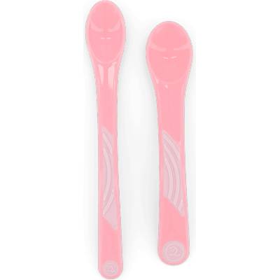 Комплект лъжички Twistshake 2 броя 6+ м Pastel Pink (7350083121899)