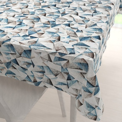 Biante Dekorační ubrus Porto PRT-007 Modro-hnědé krystaly 130x220 cm