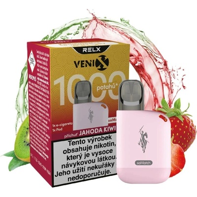 Venix RELX soMatch Starter 440 mAh Rose Pink 1 ks