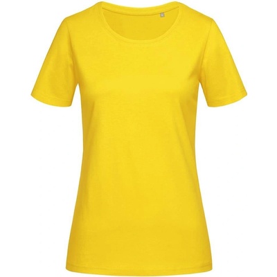 Stedman Dámske tričko Lux Fitted Crew neck sunflower žltá