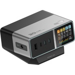 Cuktech Зарядна станция TA3005U (CUKTA300OGGR) - с USB-C кабел, DC, USB, Type-C, PD3.1, GaN, Екран дисплей, 300W - Cuktech - Сив