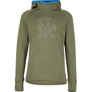 Stoic Детски вълнен пуловер Stoic Kid's MerinoFleece240 StofersSt. Hoody Merino hoodie - Olive Green - размер 164 (EU) (704-5538-0216)