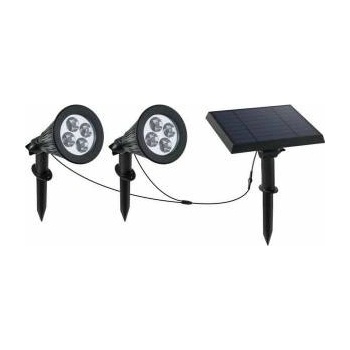 Lumi Garden Слънчев Фокус Lumi Garden Family Spiky 2 в 1 Черен Алуминий Стомана (2 броя)