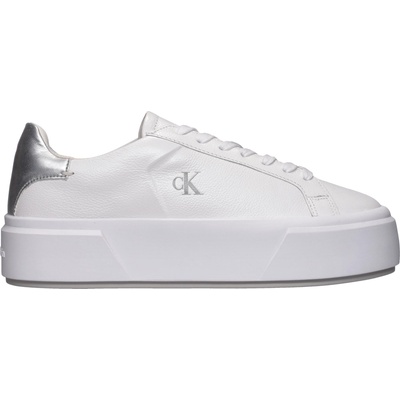 Calvin Klein Flatform lace up lth met 39