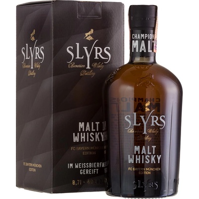 Slyrs Champions Malt FC Bayern München Edition 40% 0,7 l (kartón)