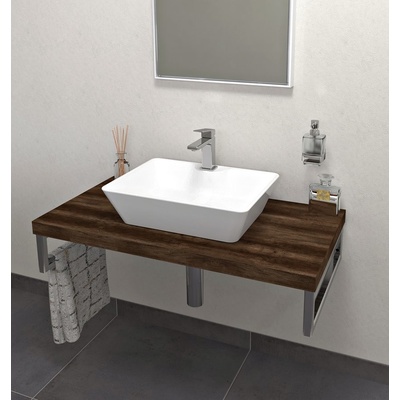 Sapho AVICE doska 80x50cm, dub tmavý AV0811