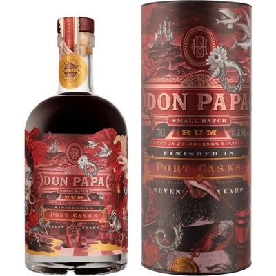 Don Papa Port Cask Finish 7y 40% 0,7 l (tuba)