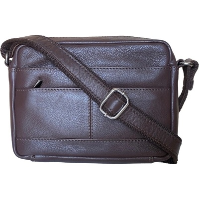Dámská kožená crossbody kabelka guru leather brown