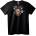 NOONEBRAND Тениска с Колумбийски флаг - L, Black