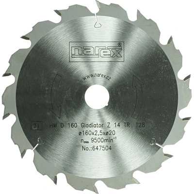 Narex Gladiator HW 160x2,5x20 14TR 00647504