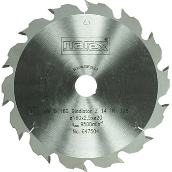 Narex Gladiator HW 160x2,5x20 14TR 00647504