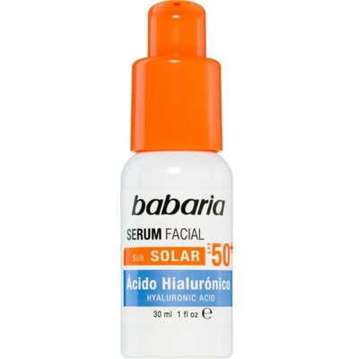 Babaria Sun Face хидратиращ серум с висока UV защита SPF 50+ 30ml