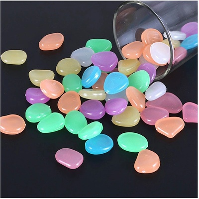 Fluorescenčné kamienky 100ks multicolor
