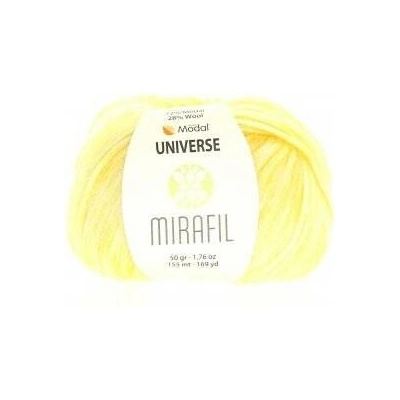 Mirafil Příze Universe Solid 451 - žlutá melange
