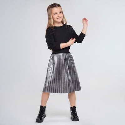 Mayoral dlouhá sukně s kovovým leskem plisovaná 7948 – Zbozi.Blesk.cz