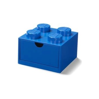 LEGO Кутия за съхранение за бюро, с чекмеджета, LEGO "Brick 2x2", синя 40201731 (40201731)