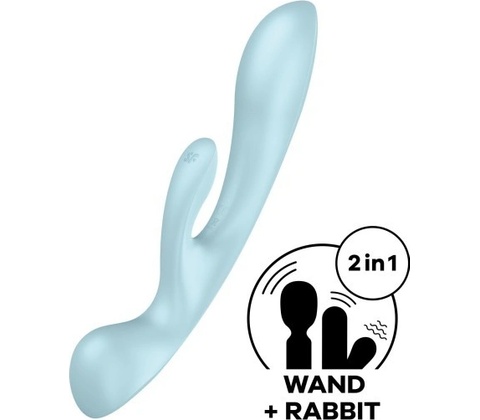 Satisfyer Triple Oh modrý