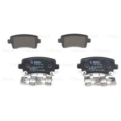 BOSCH Sada brzdových platničiek kotúčovej brzdy 0986424124