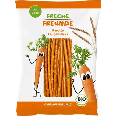 Freche Freunde BIO dětské špaldové tyčinky s mrkví 75 g