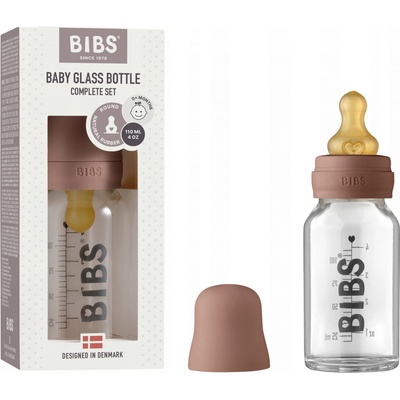 Bibs Baby Bottle Skleněná lahev Woodchuck 110 ml