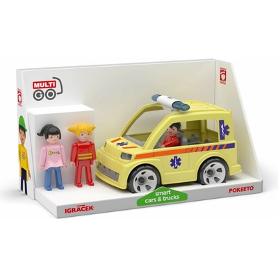 Efko Igráček MultiGO Trio Rescue figúrky záchranári so sanitkou