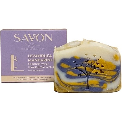 Savon mydlo levanduľa a mandarínka 100 g