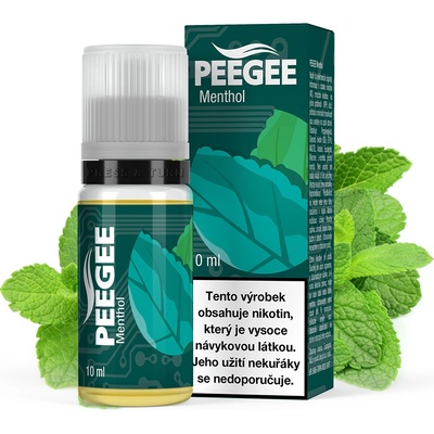 PEEGEE Mentol 3 x 10 ml 6 mg