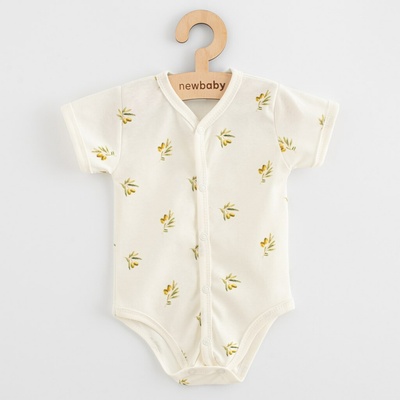 New Baby Olivy Dojčenské celorozopínacie body s krátkym rukávom