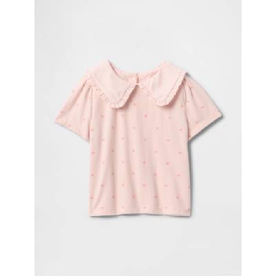 GAP Бебешки топ с яка GAP GAP | Rozov | Момичешки | 6-12 месеца