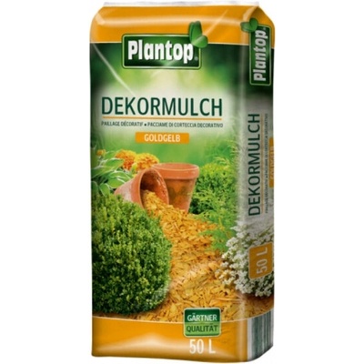 Nohel garden Mulč kůrový PLANTOP dekorační žlutý 50 l