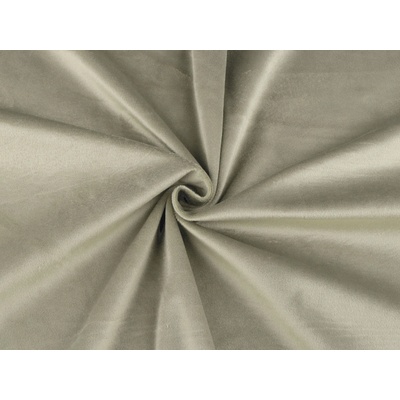 Prima-obchod Samet / velvet hladký šíře 280 cm, barva 6 (260 g/m²) šedozelená sv.