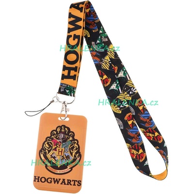 Šňůrka na krk 22381 s cedulkou Harry Potter Bradavice
