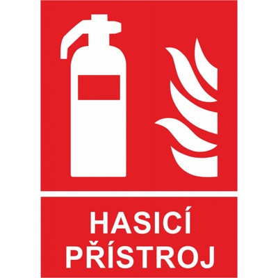 Bezpečnostní značky POZ32 A6 samolepka Hasicí přístroj