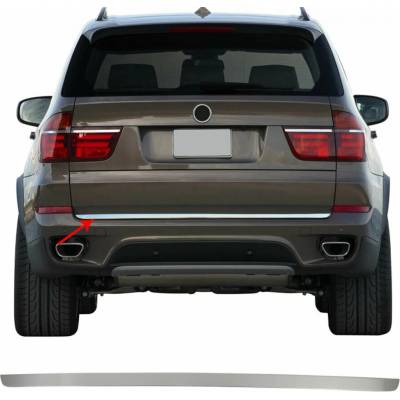 Omtec Nerez lišta spodnej hrany 5. dverí BMW X5 2006-2013 leštený