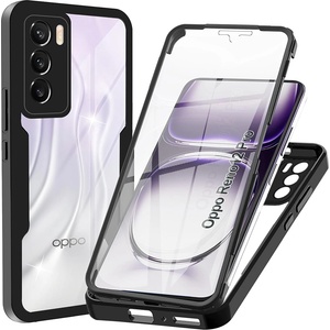 Techsuit Калъф за Oppo Reno12 Pro + Протектор - ColorVerse 360 Series - Черен (KF2335309)