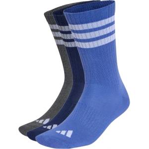 adidas Мъжки спортни чорапи adidas 3-Stripes Essential Concept Crew 3-Pack Sports socks - Dual Indigo / Dark Grey Heather / Blue / White - размер 46-48 (EU) (207-1480-0715)