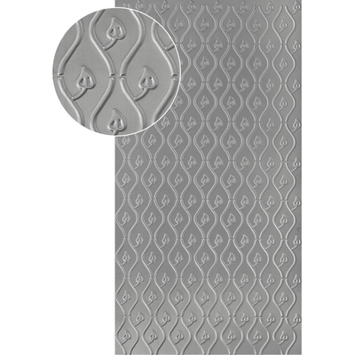 Plech pozinkovaný, 2000 x 1000 x 1,2 mm, 3D vzor listy