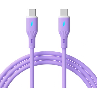 Akyga AK-USB-70 USB C / USB C 1m 60W Purple (AK-USB-70) (AK-USB-70)