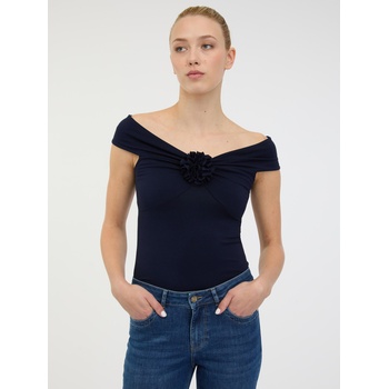 Orsay Черна дамска тениска с къс ръкав и апликация ORSAY Orsay | Cheren | ЖЕНИ | L