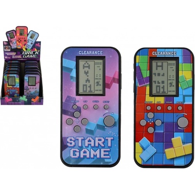 Teddies Digitální hra Brick Game Padající kostky hlavolam barevný