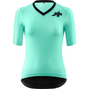 ASSOS Дамска фланелка с къс ръкав за колоездене Assos Women's Dyora RSV Jersey S11 Cycling jersey - Halo Green - размер XL (156-2546-0115)