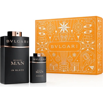 Bvlgari Man In Black комплект за мъже Eau de Parfum 100 ml + Eau de Parfum 15 ml опция Orange Antic Cover