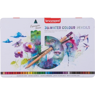 Bruynzeel 60313036 Pastelky Akvarel Expression 36 ks